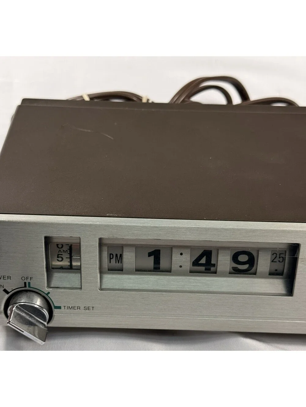 Vtg  Sony DT-30 Digital Timer Flip  Clock/ Japan Tested stereo timer Lit Display